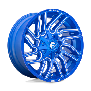 Fuel TYPHOON alloy wheel Anodized Blue Milled 12.0x22 ET-44 8x165.1