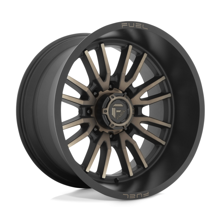 Fuel CLASH alloy wheel Matte Black Double Dark Tint 12.0x22 ET-44 8x165.1