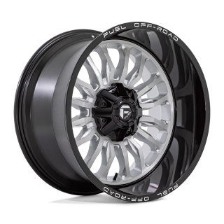 Fuel ARC alloy wheel Silver Brushed Face With Milled Black Lip 12.0x22 ET-44 8x165.1