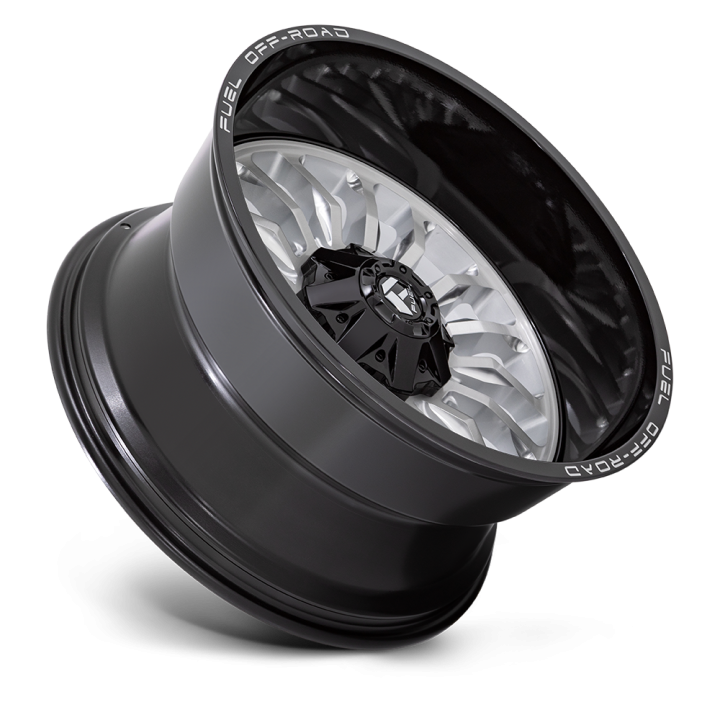 Fuel ARC alloy wheel Silver Brushed Face With Milled Black Lip 12.0x22 ET-44 8x165.1 - view 3