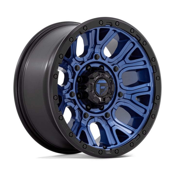 Fuel TRACTION alloy wheel Dark Blue With Black Ring 9.0x20 ET1 8x180