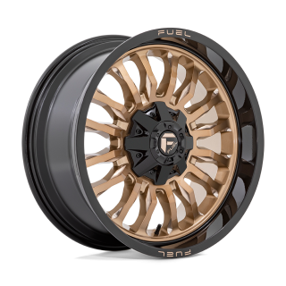 Fuel ARC alloy wheel Platinum Bronze With Black Lip 9.0x20 ET1 8x180