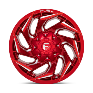 Fuel REACTION alloy wheel Candy Red Milled 9.0x18 ET1 8x180 - view 2