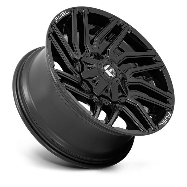 Fuel TYPHOON alloy wheel Gloss Black 9.0x20 ET1 8x180 - view 2