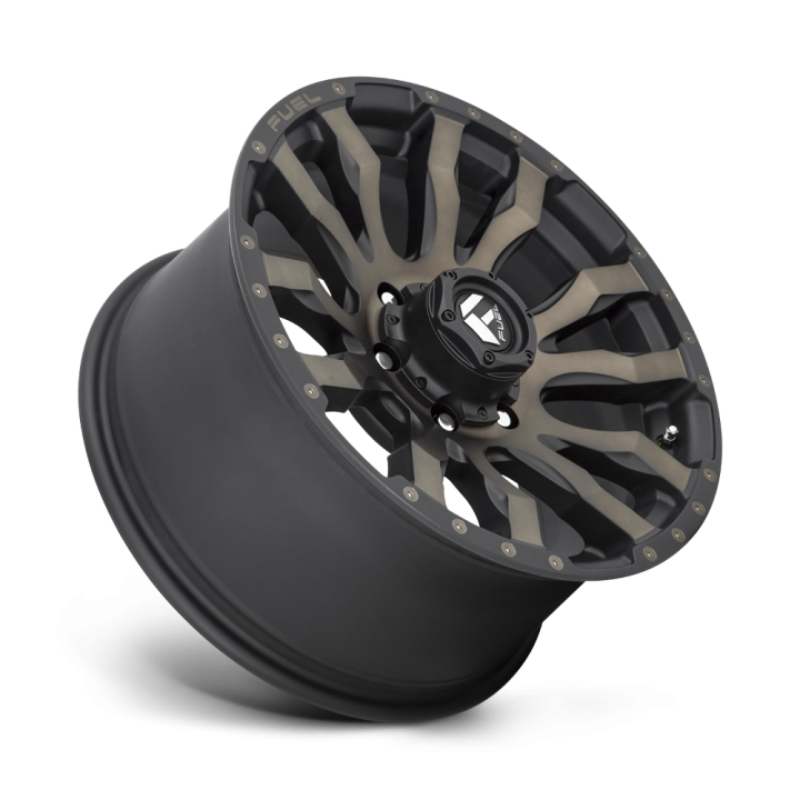 Fuel BLITZ alloy wheel Matte Black Double Dark Tint 9.0x18 ET20 8x180 - view 3
