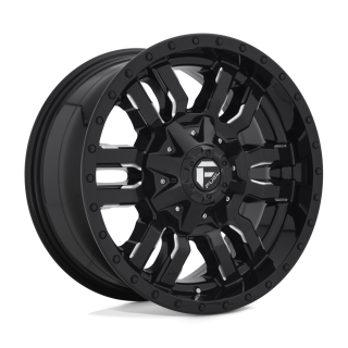 Fuel SLEDGE alloy wheel Gloss Black Milled 9.0x18 ET20 8x180