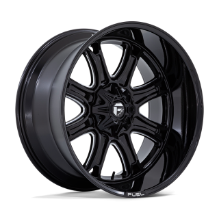 Fuel DARKSTAR alloy wheel Gloss Black Milled 9.0x22 ET1 8x180