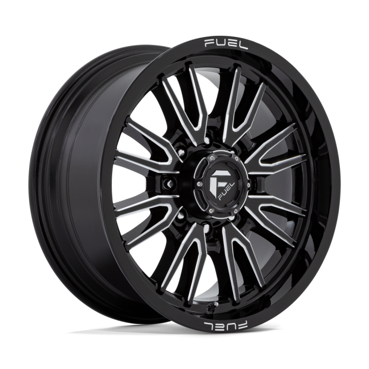 Fuel CLASH alloy wheel Gloss Black Milled 9.0x20 ET20 8x180