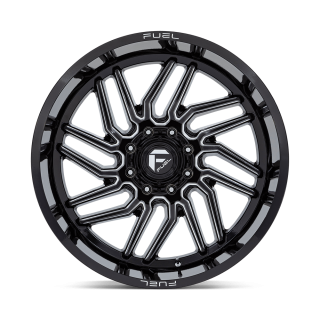 Fuel HURRICANE alloy wheel Gloss Black Milled 12.0x24 ET-44 8x165.1 - view 2