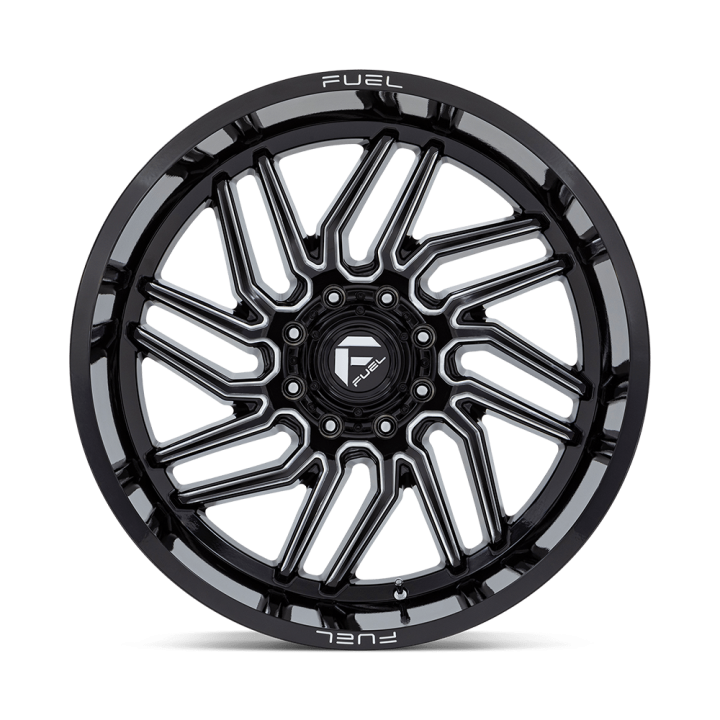 Fuel HURRICANE alloy wheel Gloss Black Milled 12.0x24 ET-44 8x165.1 - view 2