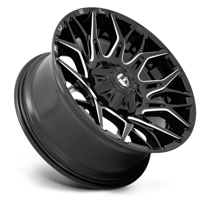 Fuel TWITCH alloy wheel Glossy Black Milled 9.0x20 ET1 8x180 - view 2