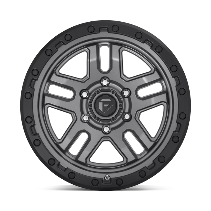 Fuel AMMO alloy wheel Matte Gun Metal Black Bead Ring 9.0x17 ET-12 6x139.7 - view 2