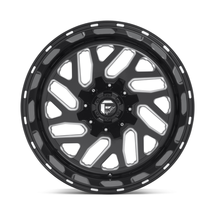 Fuel TRITON alloy wheel Gloss Black Milled 9.5x22 ET20 8x180 - view 3