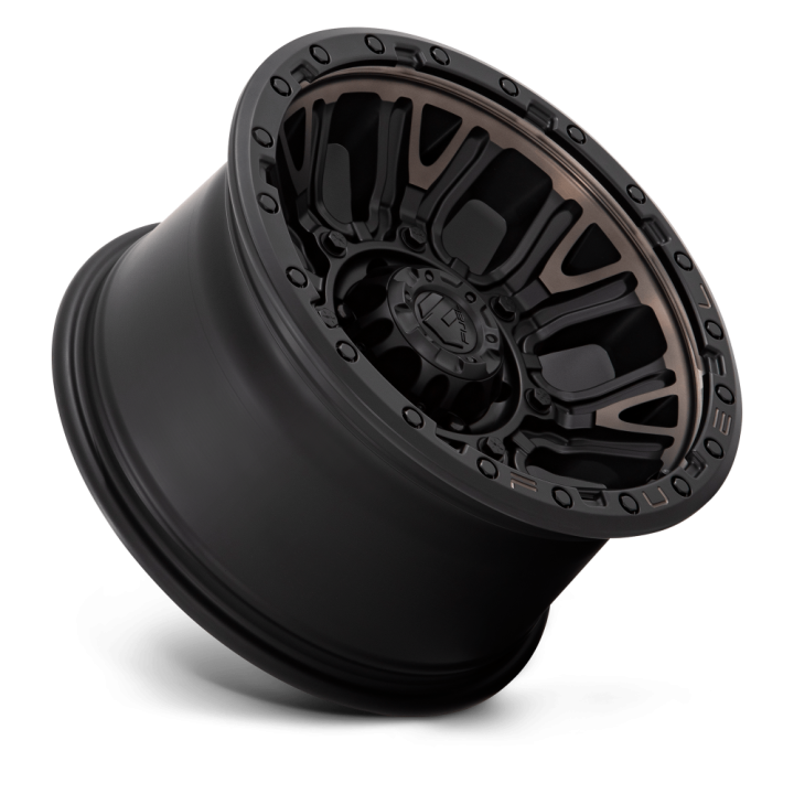 Fuel TRACTION alloy wheel Matte Black With Double Dark Tint 9.0x17 ET-12 6x139.7 - view 2