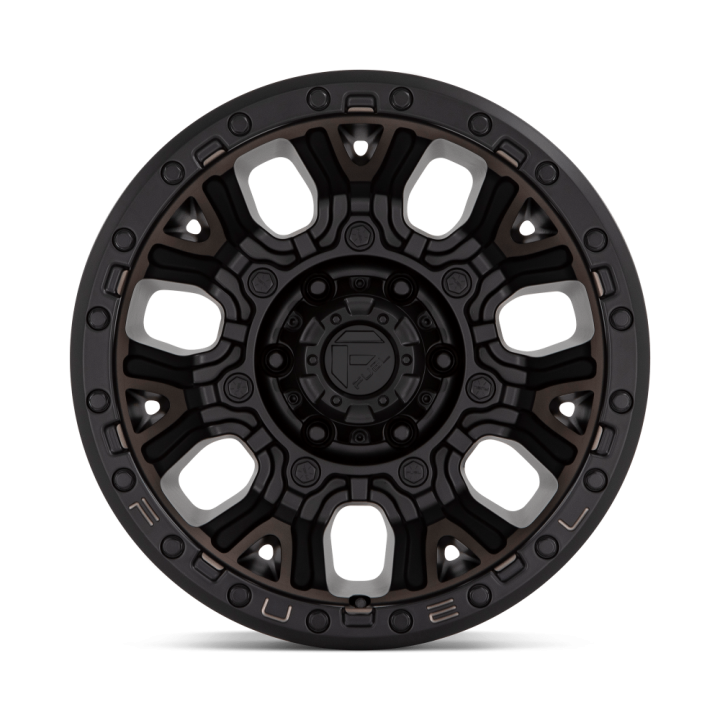 Fuel TRACTION alloy wheel Matte Black With Double Dark Tint 9.0x17 ET-12 6x139.7 - view 3