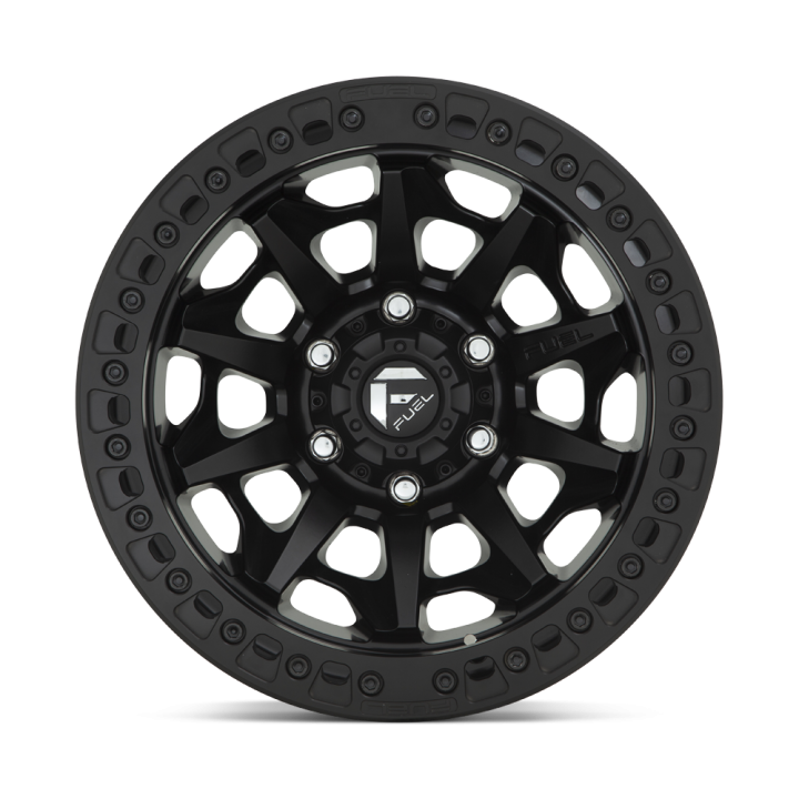 Fuel COVERT BEADLOCK alloy wheel Matte Black 9.0x17 ET-15 6x139.7 - view 2