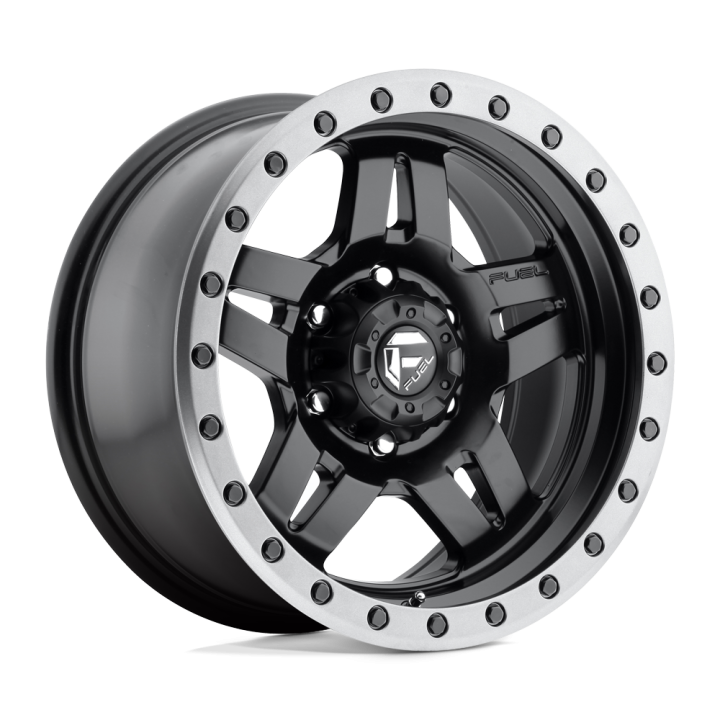 Fuel ANZA alloy wheel Matte Black Gun Metal Ring 8.0x16 ET1 6x139.7