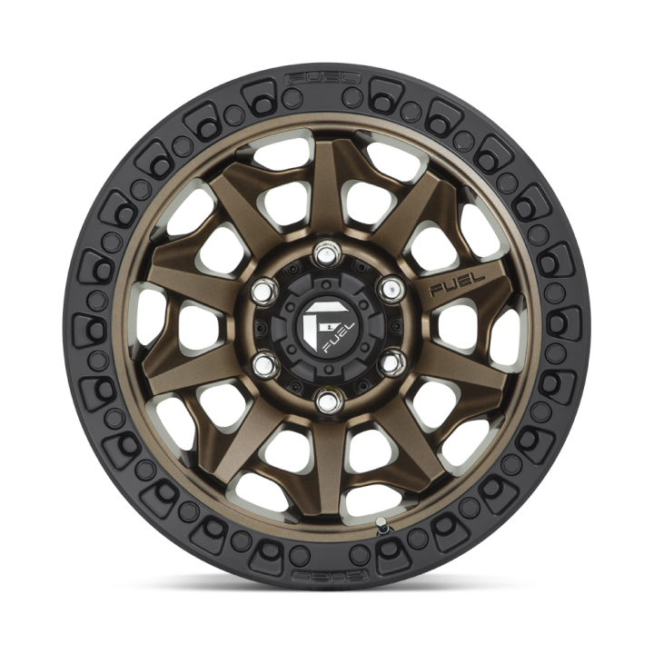 Fuel COVERT alloy wheel Matte Bronze Black Bead Ring 9.0x17 ET-12 6x139.7 - view 2