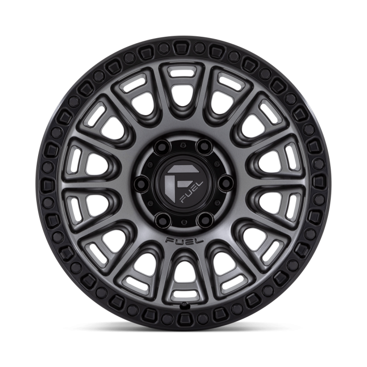 Fuel CYCLE alloy wheel Matte Gunmetal With Black Ring 9.0x17 ET-12 6x139.7 - view 2