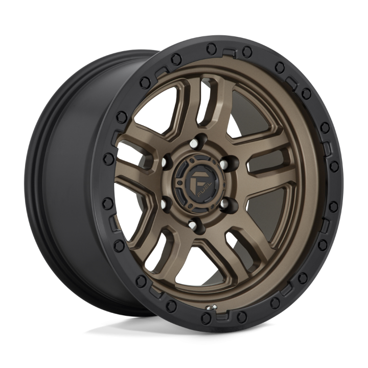 Fuel AMMO alloy wheel Matte Bronze Black Bead Ring 9.0x17 ET-12 6x139.7