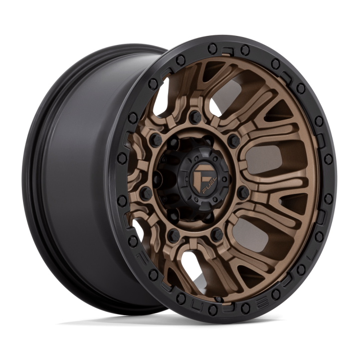 Fuel TRACTION alloy wheel Matte Bronze With Black Ring 9.0x17 ET-12 6x139.7