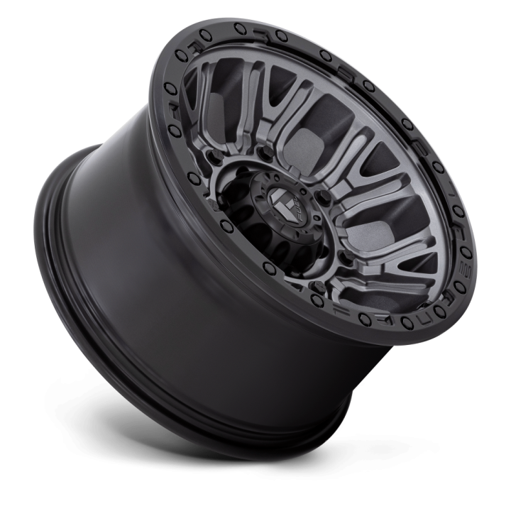 Fuel TRACTION alloy wheel Matte Gunmetal With Black Ring 9.0x17 ET-12 6x139.7 - view 2