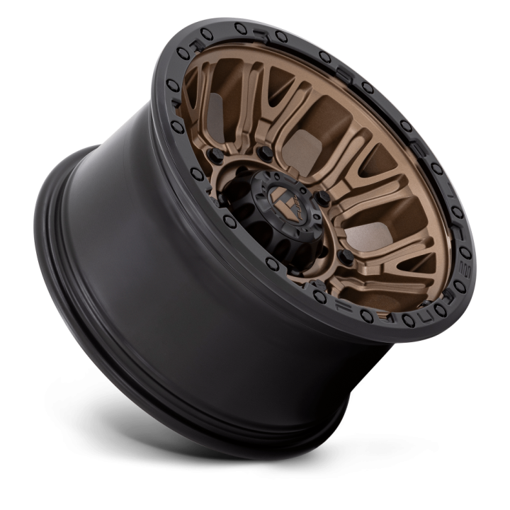 Fuel TRACTION alloy wheel Matte Bronze With Black Ring 9.0x17 ET-12 6x139.7 - view 2