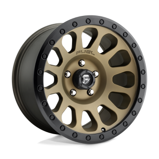 Fuel VECTOR alloy wheel Matte Bronze Black Bead Ring 9.0x17 ET-12 6x139.7