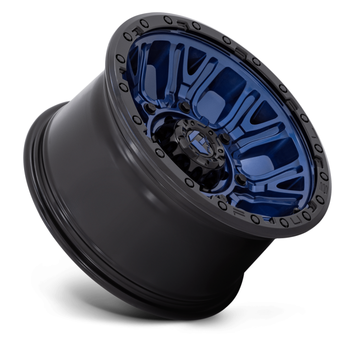 Fuel TRACTION alloy wheel Dark Blue With Black Ring 9.0x17 ET-12 6x139.7 - view 2