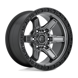 Fuel KICKER alloy wheel Matte Gun Metal Black Bead Ring 9.0x17 ET-12 6x139.7