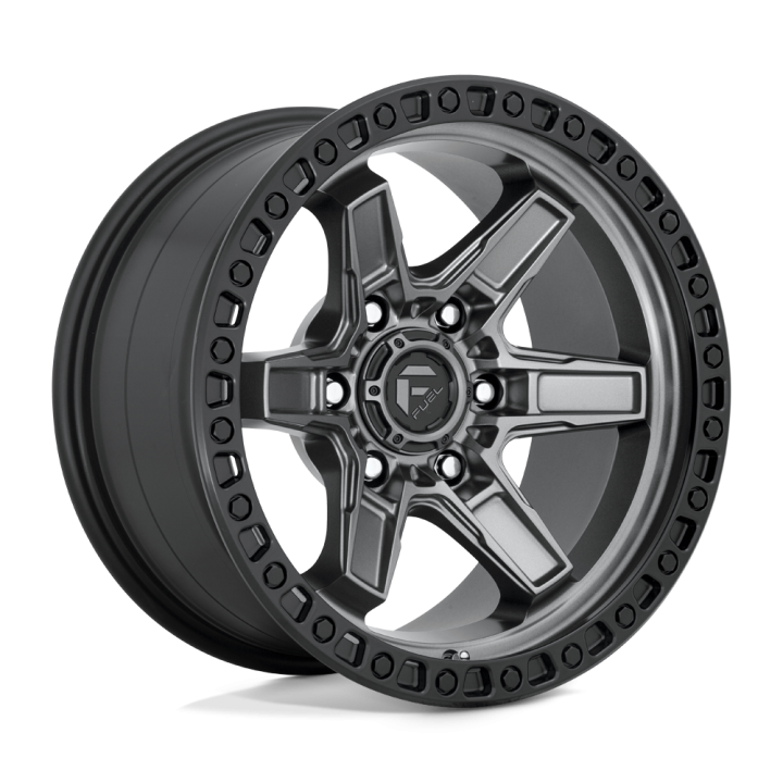 Fuel KICKER alloy wheel Matte Gun Metal Black Bead Ring 9.0x17 ET-12 6x139.7