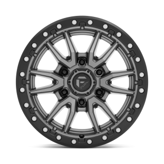 Fuel REBEL alloy wheel Matte Gun Metal Black Bead Ring 8.0x16 ET1 6x139.7 - view 2