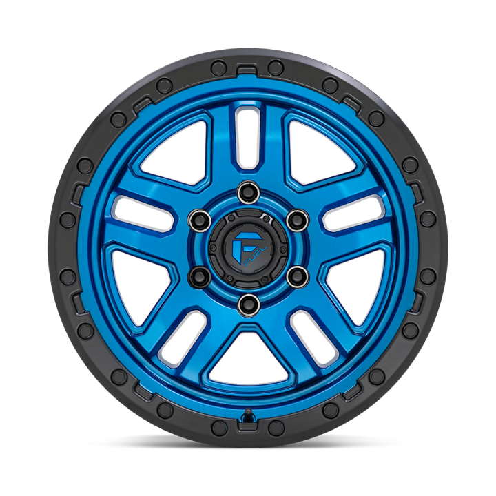 Fuel AMMO alloy wheel Blue With Black Lip 9.0x17 ET-12 6x139.7 - view 3