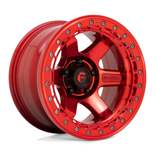 Fuel BLOCK BEADLOCK alloy wheel Candy Red With Candy Red Ring 9.0x17 ET-15 6x139.7