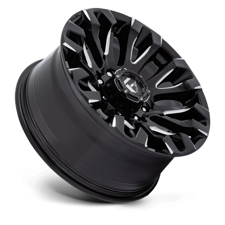 Fuel QUAKE alloy wheel Gloss Black Milled 9.0x20 ET1 8x180 - view 3
