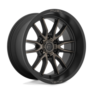 Fuel CLASH alloy wheel Matte Black Double Dark Tint 9.0x17 ET-12 6x139.7