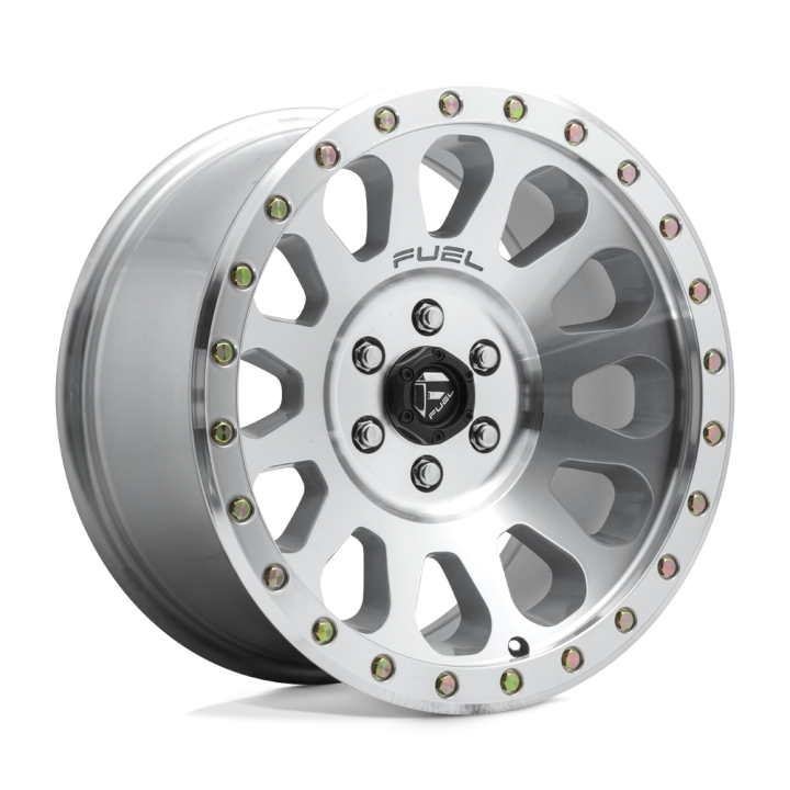 Fuel VECTOR alloy wheel Diamond Cut Machined With Clear Coat With 8.5x17 ET-6 6x139.7