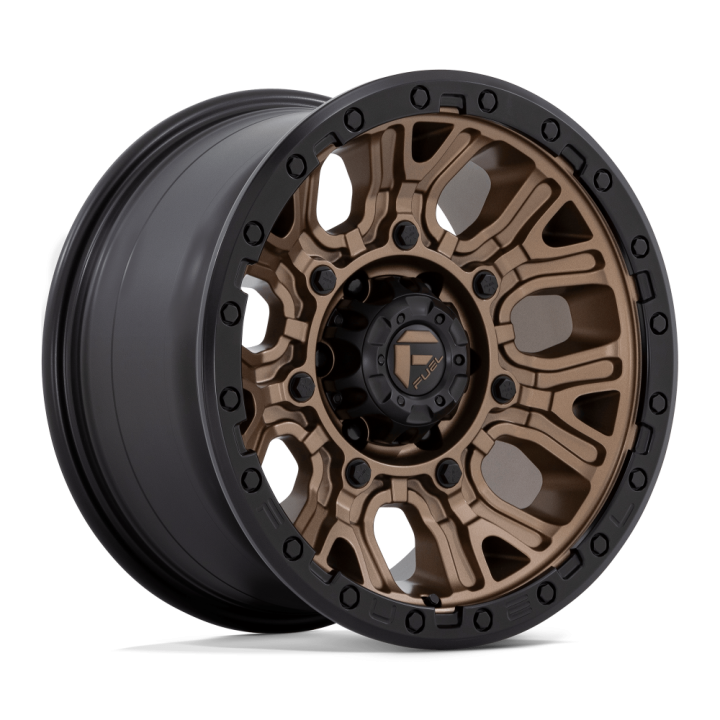 Fuel TRACTION alloy wheel Matte Bronze With Black Ring 9.0x17 ET1 6x139.7