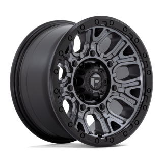 Fuel TRACTION alloy wheel Matte Gunmetal With Black Ring 9.0x17 ET1 6x139.7