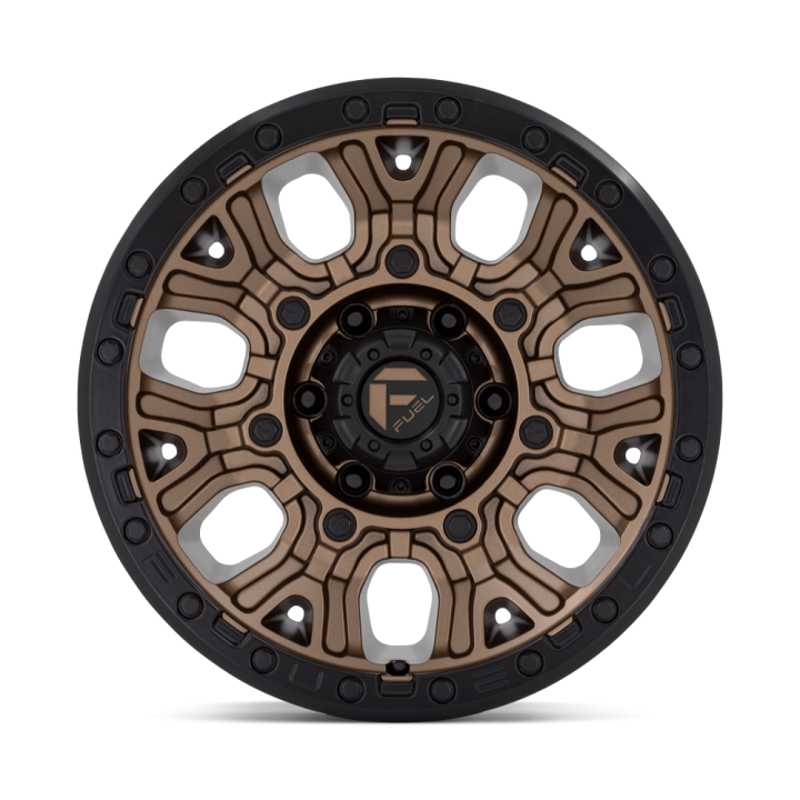 Fuel TRACTION alloy wheel Matte Bronze With Black Ring 9.0x17 ET1 6x139.7 - view 3