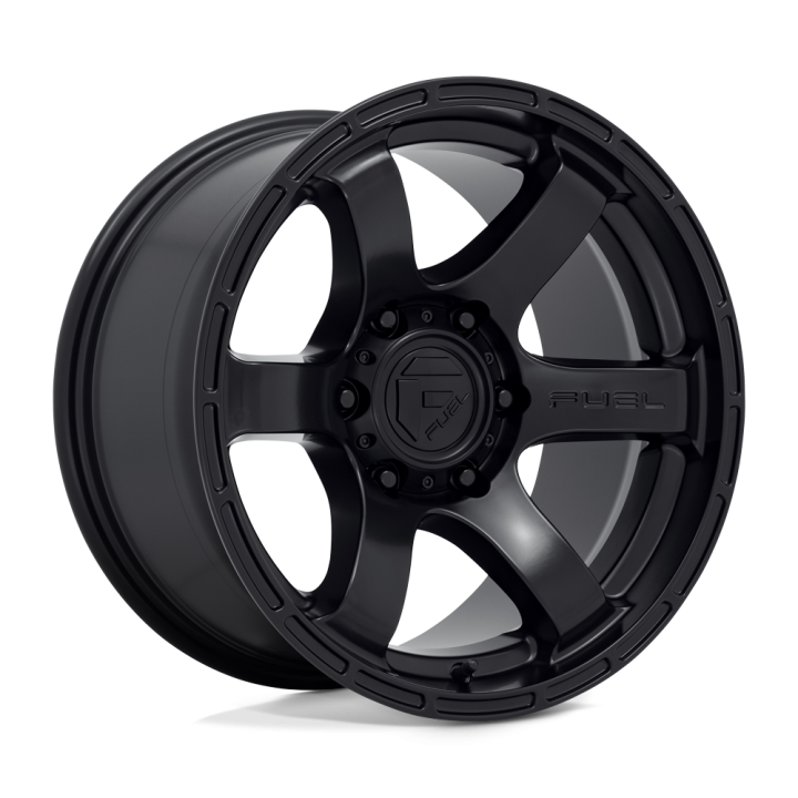 Fuel RUSH alloy wheel Satin Black 9.0x17 ET1 6x139.7