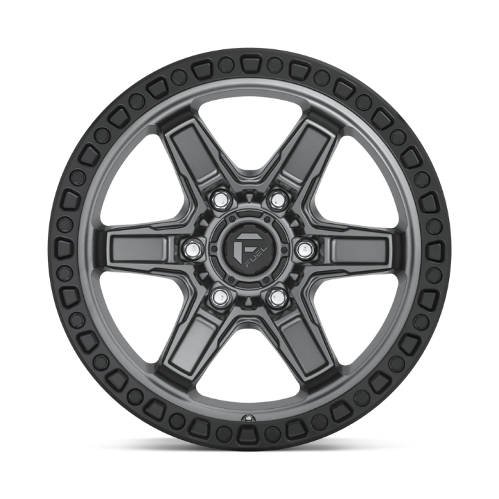 Fuel KICKER alloy wheel Matte Gun Metal Black Bead Ring 9.0x17 ET1 6x139.7 - view 2