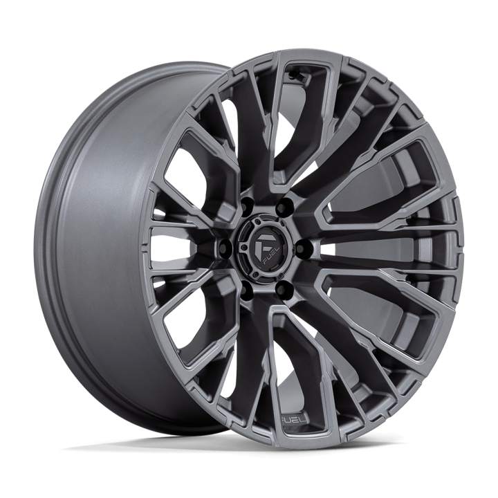 Fuel REBAR alloy wheel Matte Gunmetal 9.0x17 ET1 6x139.7