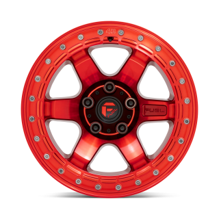 Fuel BLOCK BEADLOCK alloy wheel Candy Red With Candy Red Ring 8.5x17 ET0 6x139.7 - view 2