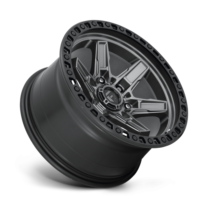 Fuel KICKER alloy wheel Matte Gun Metal Black Bead Ring 9.0x17 ET1 6x139.7 - view 3
