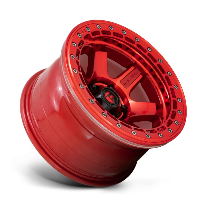 Fuel BLOCK BEADLOCK alloy wheel Candy Red With Candy Red Ring 8.5x17 ET0 6x139.7 - view 3
