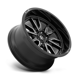 Fuel CLASH alloy wheel Gloss Black Milled 9.0x17 ET1 6x139.7 - view 2