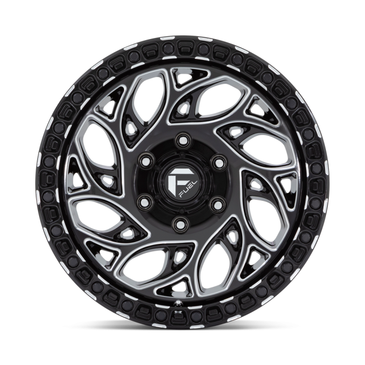 Fuel RUNNER OR alloy wheel Gloss Black Milled 9.0x17 ET-12 6x139.7 - view 3
