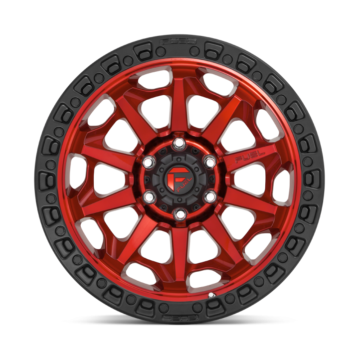 Fuel COVERT alloy wheel Candy Red Black Bead Ring 9.0x20 ET20 8x170 - view 3