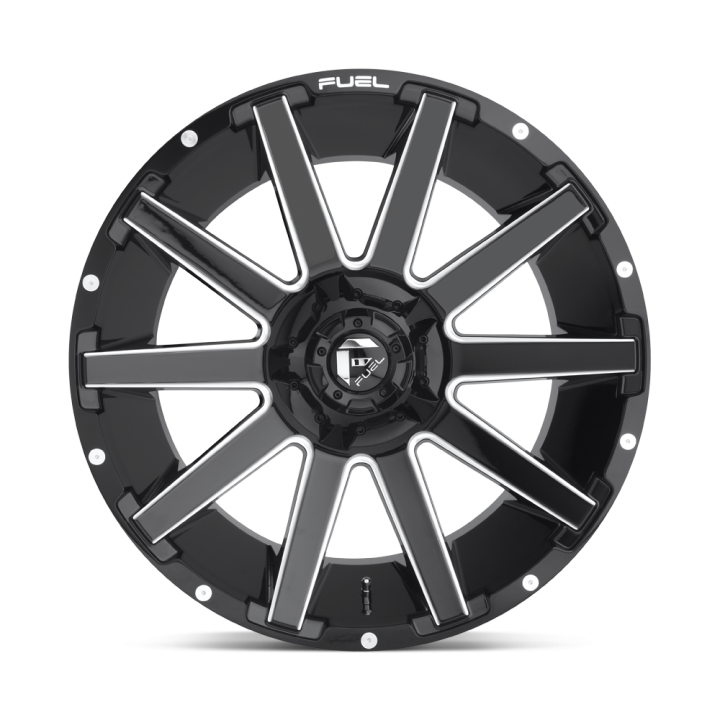 Fuel CONTRA alloy wheel Gloss Black Milled 9.0x20 ET20 8x170 - view 2